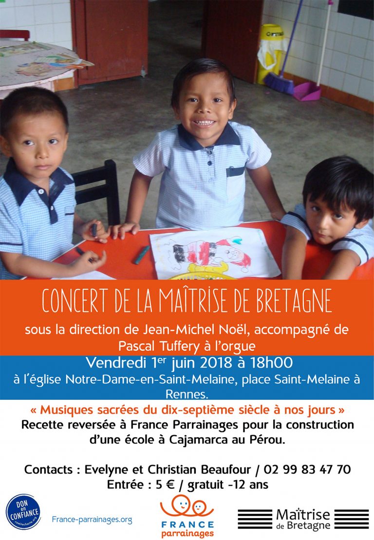 Lire la suite à propos de l’article CONCERT —  au profit de l’association France-parrainages
