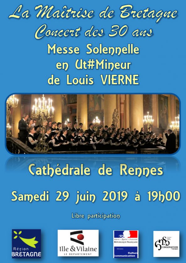 Lire la suite à propos de l’article CONCERT — 30 ans. Messe Solennelle en Ut#Mineur de Louis Vierne